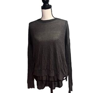 *Black tape- grey and black long sleeve shirt